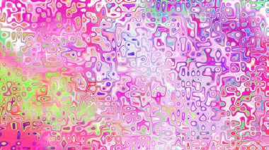 Yumuşak mor ve pembe tonlara sahip soyut organik hücresel doku, sıvı mozaik desen ve rüya gibi dijital yüzey