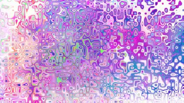 Yumuşak mor ve pembe tonlara sahip soyut organik hücresel doku, sıvı mozaik desen ve rüya gibi dijital yüzey