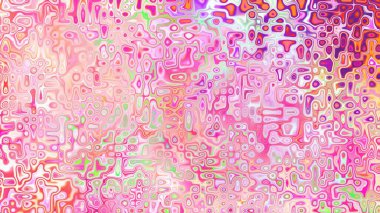 Yumuşak mor ve pembe tonlara sahip soyut organik hücresel doku, sıvı mozaik desen ve rüya gibi dijital yüzey