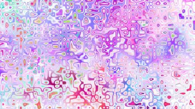 Yumuşak mor ve pembe tonlara sahip soyut organik hücresel doku, sıvı mozaik desen ve rüya gibi dijital yüzey