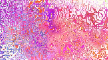 Yumuşak mor ve pembe tonlara sahip soyut organik hücresel doku, sıvı mozaik desen ve rüya gibi dijital yüzey