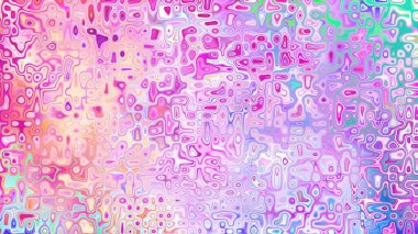 Yumuşak mor ve pembe tonlara sahip soyut organik hücresel doku, sıvı mozaik desen ve rüya gibi dijital yüzey