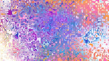 Yumuşak mor ve pembe tonlara sahip soyut organik hücresel doku, sıvı mozaik desen ve rüya gibi dijital yüzey