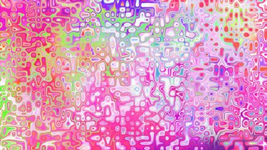 Yumuşak mor ve pembe tonlara sahip soyut organik hücresel doku, sıvı mozaik desen ve rüya gibi dijital yüzey