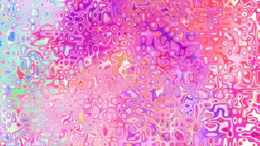 Yumuşak mor ve pembe tonlara sahip soyut organik hücresel doku, sıvı mozaik desen ve rüya gibi dijital yüzey