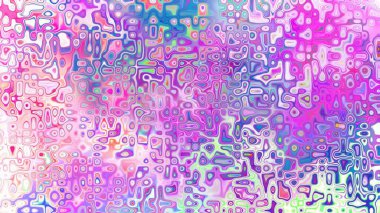 Yumuşak mor ve pembe tonlara sahip soyut organik hücresel doku, sıvı mozaik desen ve rüya gibi dijital yüzey