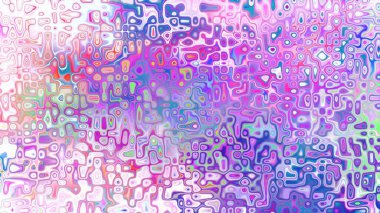 Yumuşak mor ve pembe tonlara sahip soyut organik hücresel doku, sıvı mozaik desen ve rüya gibi dijital yüzey