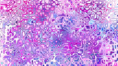 Yumuşak mor ve pembe tonlara sahip soyut organik hücresel doku, sıvı mozaik desen ve rüya gibi dijital yüzey