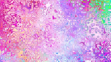 Yumuşak mor ve pembe tonlara sahip soyut organik hücresel doku, sıvı mozaik desen ve rüya gibi dijital yüzey