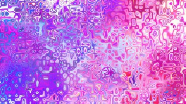 Yumuşak mor ve pembe tonlara sahip soyut organik hücresel doku, sıvı mozaik desen ve rüya gibi dijital yüzey