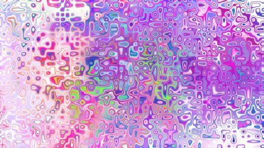 Yumuşak mor ve pembe tonlara sahip soyut organik hücresel doku, sıvı mozaik desen ve rüya gibi dijital yüzey