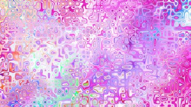 Yumuşak mor ve pembe tonlara sahip soyut organik hücresel doku, sıvı mozaik desen ve rüya gibi dijital yüzey