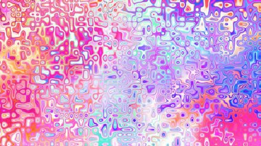 Yumuşak mor ve pembe tonlara sahip soyut organik hücresel doku, sıvı mozaik desen ve rüya gibi dijital yüzey