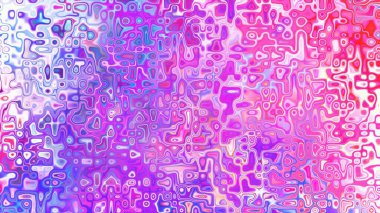 Yumuşak mor ve pembe tonlara sahip soyut organik hücresel doku, sıvı mozaik desen ve rüya gibi dijital yüzey