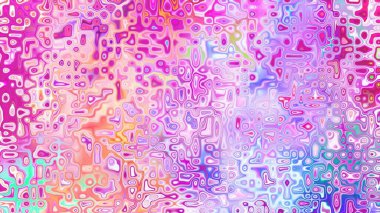 Yumuşak mor ve pembe tonlara sahip soyut organik hücresel doku, sıvı mozaik desen ve rüya gibi dijital yüzey