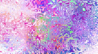 Yumuşak mor ve pembe tonlara sahip soyut organik hücresel doku, sıvı mozaik desen ve rüya gibi dijital yüzey