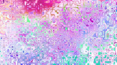 Yumuşak mor ve pembe tonlara sahip soyut organik hücresel doku, sıvı mozaik desen ve rüya gibi dijital yüzey