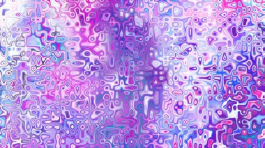 Yumuşak mor ve pembe tonlara sahip soyut organik hücresel doku, sıvı mozaik desen ve rüya gibi dijital yüzey
