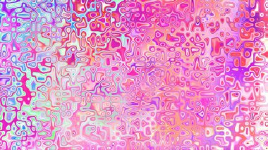 Yumuşak mor ve pembe tonlara sahip soyut organik hücresel doku, sıvı mozaik desen ve rüya gibi dijital yüzey