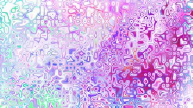 Yumuşak mor ve pembe tonlara sahip soyut organik hücresel doku, sıvı mozaik desen ve rüya gibi dijital yüzey