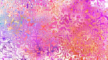 Yumuşak mor ve pembe tonlara sahip soyut organik hücresel doku, sıvı mozaik desen ve rüya gibi dijital yüzey