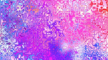Yumuşak mor ve pembe tonlara sahip soyut organik hücresel doku, sıvı mozaik desen ve rüya gibi dijital yüzey