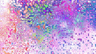 Yumuşak mor ve pembe tonlara sahip soyut organik hücresel doku, sıvı mozaik desen ve rüya gibi dijital yüzey