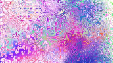 Yumuşak mor ve pembe tonlara sahip soyut organik hücresel doku, sıvı mozaik desen ve rüya gibi dijital yüzey