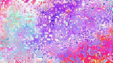 Yumuşak mor ve pembe tonlara sahip soyut organik hücresel doku, sıvı mozaik desen ve rüya gibi dijital yüzey