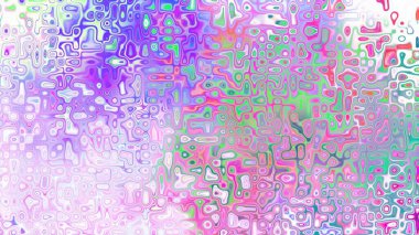 Yumuşak mor ve pembe tonlara sahip soyut organik hücresel doku, sıvı mozaik desen ve rüya gibi dijital yüzey