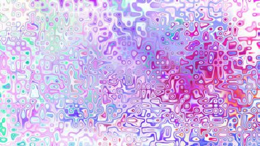 Yumuşak mor ve pembe tonlara sahip soyut organik hücresel doku, sıvı mozaik desen ve rüya gibi dijital yüzey