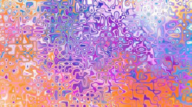 Yumuşak mor ve pembe tonlara sahip soyut organik hücresel doku, sıvı mozaik desen ve rüya gibi dijital yüzey