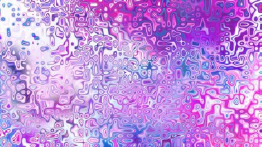 Yumuşak mor ve pembe tonlara sahip soyut organik hücresel doku, sıvı mozaik desen ve rüya gibi dijital yüzey