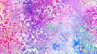 Yumuşak mor ve pembe tonlara sahip soyut organik hücresel doku, sıvı mozaik desen ve rüya gibi dijital yüzey