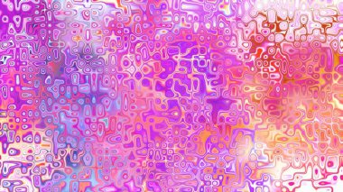 Yumuşak mor ve pembe tonlara sahip soyut organik hücresel doku, sıvı mozaik desen ve rüya gibi dijital yüzey