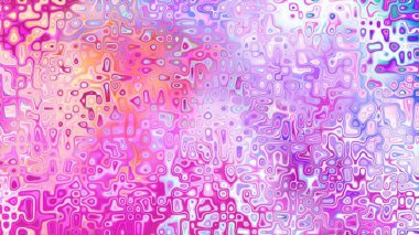 Yumuşak mor ve pembe tonlara sahip soyut organik hücresel doku, sıvı mozaik desen ve rüya gibi dijital yüzey