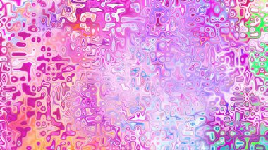 Yumuşak mor ve pembe tonlara sahip soyut organik hücresel doku, sıvı mozaik desen ve rüya gibi dijital yüzey
