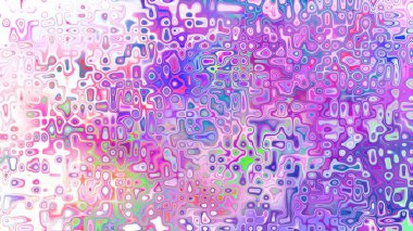 Yumuşak mor ve pembe tonlara sahip soyut organik hücresel doku, sıvı mozaik desen ve rüya gibi dijital yüzey