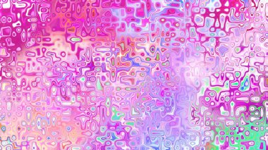 Yumuşak mor ve pembe tonlara sahip soyut organik hücresel doku, sıvı mozaik desen ve rüya gibi dijital yüzey