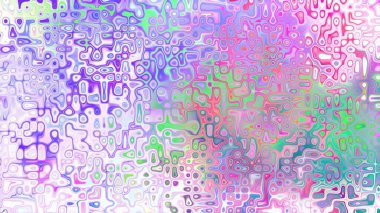 Yumuşak mor ve pembe tonlara sahip soyut organik hücresel doku, sıvı mozaik desen ve rüya gibi dijital yüzey