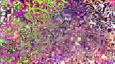 Yumuşak mor ve pembe tonlara sahip soyut organik hücresel doku, sıvı mozaik desen ve rüya gibi dijital yüzey