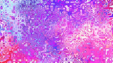 Yumuşak mor ve pembe tonlara sahip soyut organik hücresel doku, sıvı mozaik desen ve rüya gibi dijital yüzey