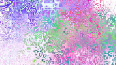 Yumuşak mor ve pembe tonlara sahip soyut organik hücresel doku, sıvı mozaik desen ve rüya gibi dijital yüzey