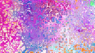 Yumuşak mor ve pembe tonlara sahip soyut organik hücresel doku, sıvı mozaik desen ve rüya gibi dijital yüzey