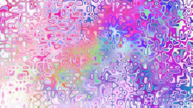 Yumuşak mor ve pembe tonlara sahip soyut organik hücresel doku, sıvı mozaik desen ve rüya gibi dijital yüzey