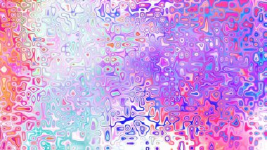 Yumuşak mor ve pembe tonlara sahip soyut organik hücresel doku, sıvı mozaik desen ve rüya gibi dijital yüzey