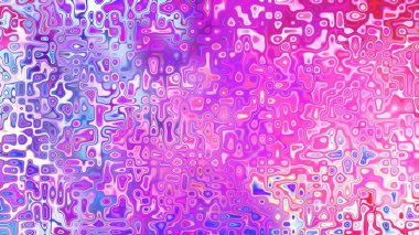 Yumuşak mor ve pembe tonlara sahip soyut organik hücresel doku, sıvı mozaik desen ve rüya gibi dijital yüzey