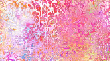 Yumuşak mor ve pembe tonlara sahip soyut organik hücresel doku, sıvı mozaik desen ve rüya gibi dijital yüzey