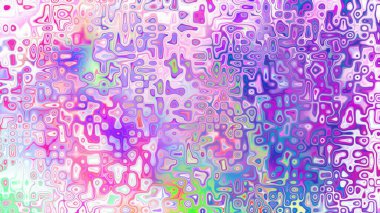 Yumuşak mor ve pembe tonlara sahip soyut organik hücresel doku, sıvı mozaik desen ve rüya gibi dijital yüzey