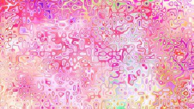Yumuşak mor ve pembe tonlara sahip soyut organik hücresel doku, sıvı mozaik desen ve rüya gibi dijital yüzey
